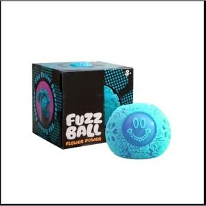 💙 BLUE 💙 -NIB NeeDoh Fuzz Ball Stress Ball Squish Toy Fast Ship! - New!!!